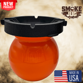 Smoke Jug© Orange "Windproof Water Base Ash System"