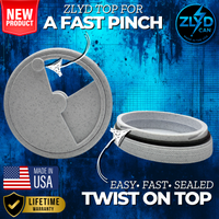 Concrete Grey ZLYD Can – Premium Nicotine Pouch Holder | Fastest Access Storage |