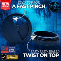 Liberty Steele Blue ZLYD Can – Premium Nicotine Pouch Holder | Fastest Access Storage | Made in USA
