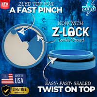 Chillwave Blue ZLYD Can – Premium Nicotine Pouch Holder for ZYN, VELO & Rogue | Fastest Access Storage |