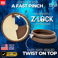 Saddle Fade Brown ZLYD Can – Premium Nicotine Pouch Holder | Fastest Access Storage |